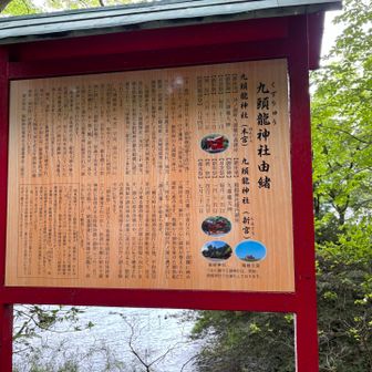 セラピーロードを少し歩いて「九頭竜神社」へ。