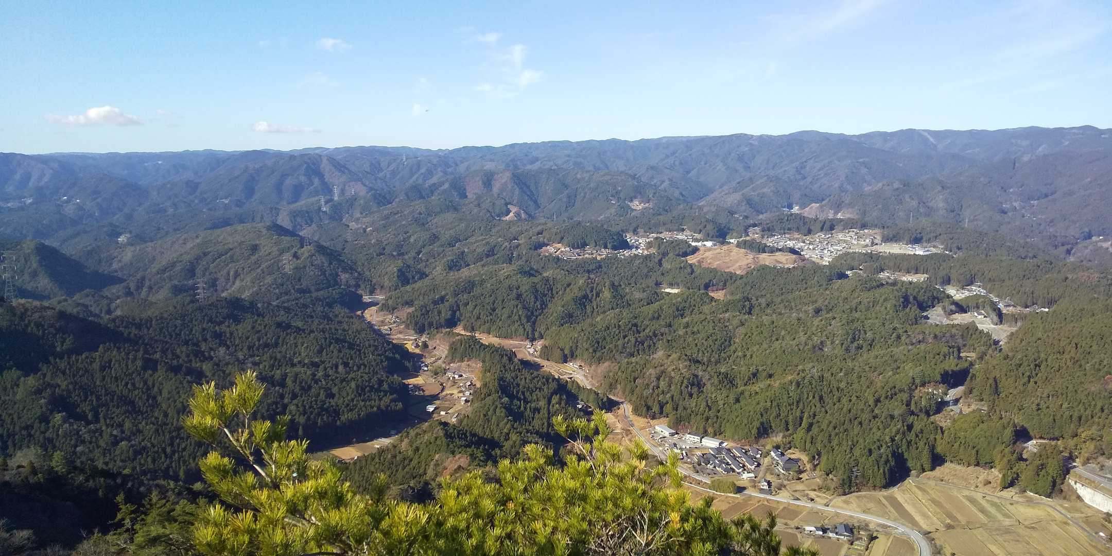 おお❗️田口の集落もよく見えます👀