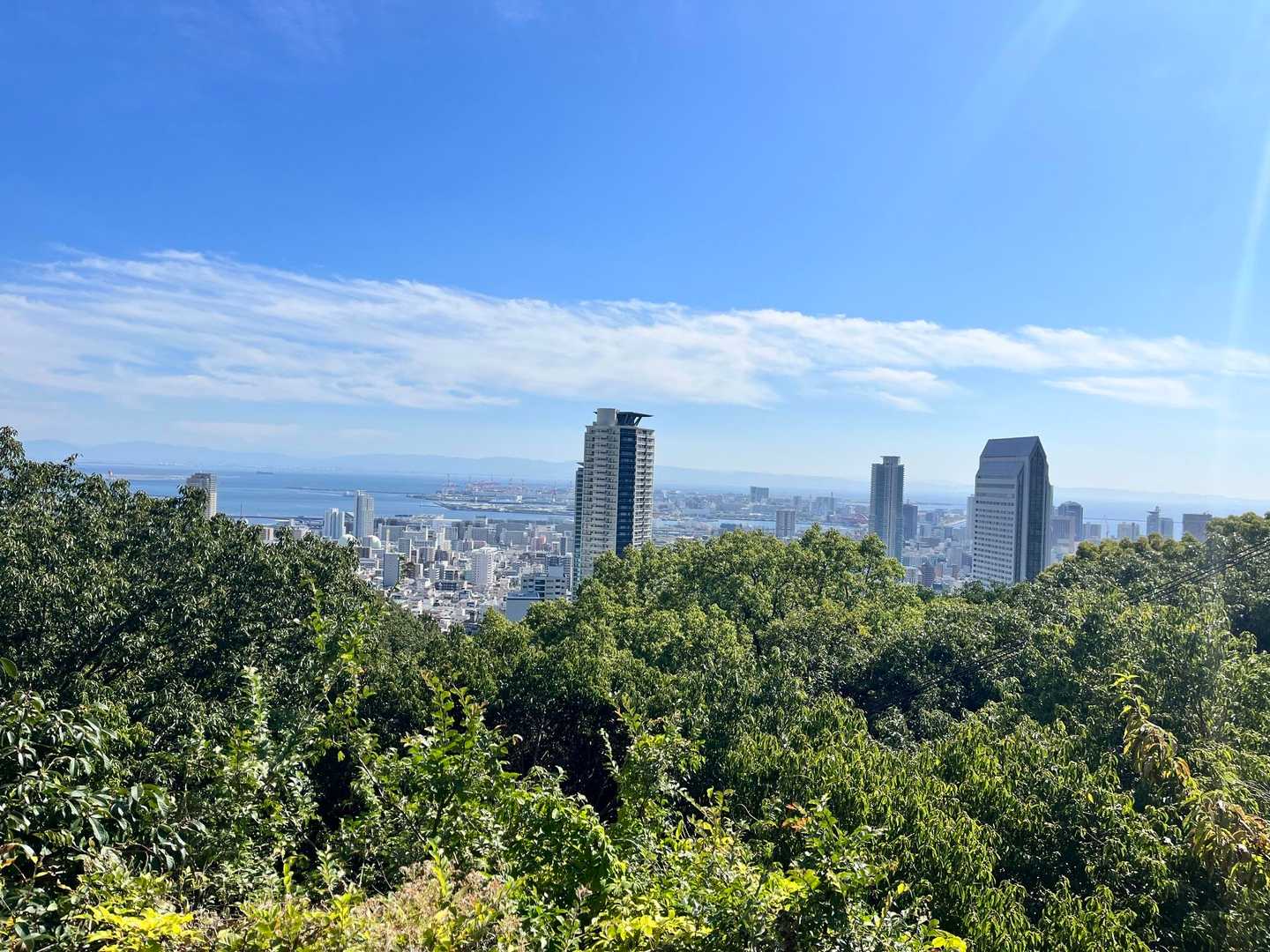 新神戸駅-滝山城跡登山口-城山-市章山-錨山・市章山登山口 縦走コースの写真