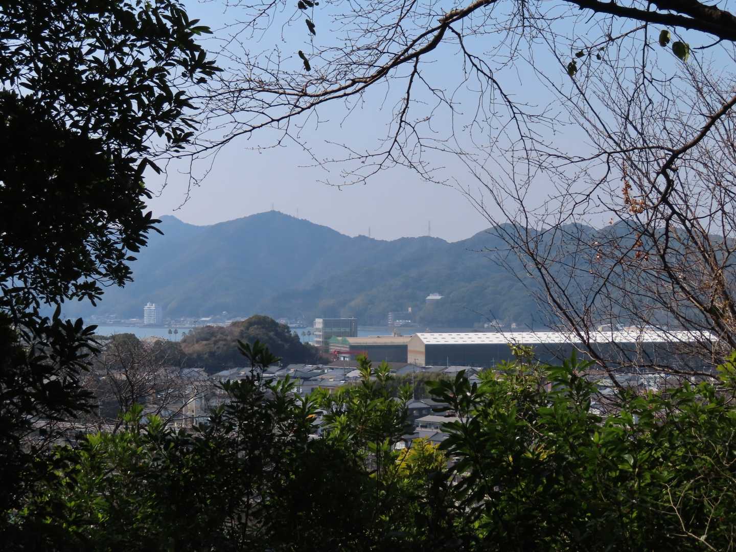 南嶺（烏帽子山）方面