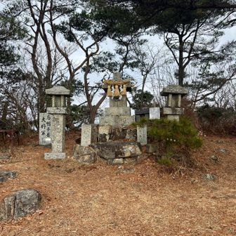 烏帽子岳 大将軍登頂