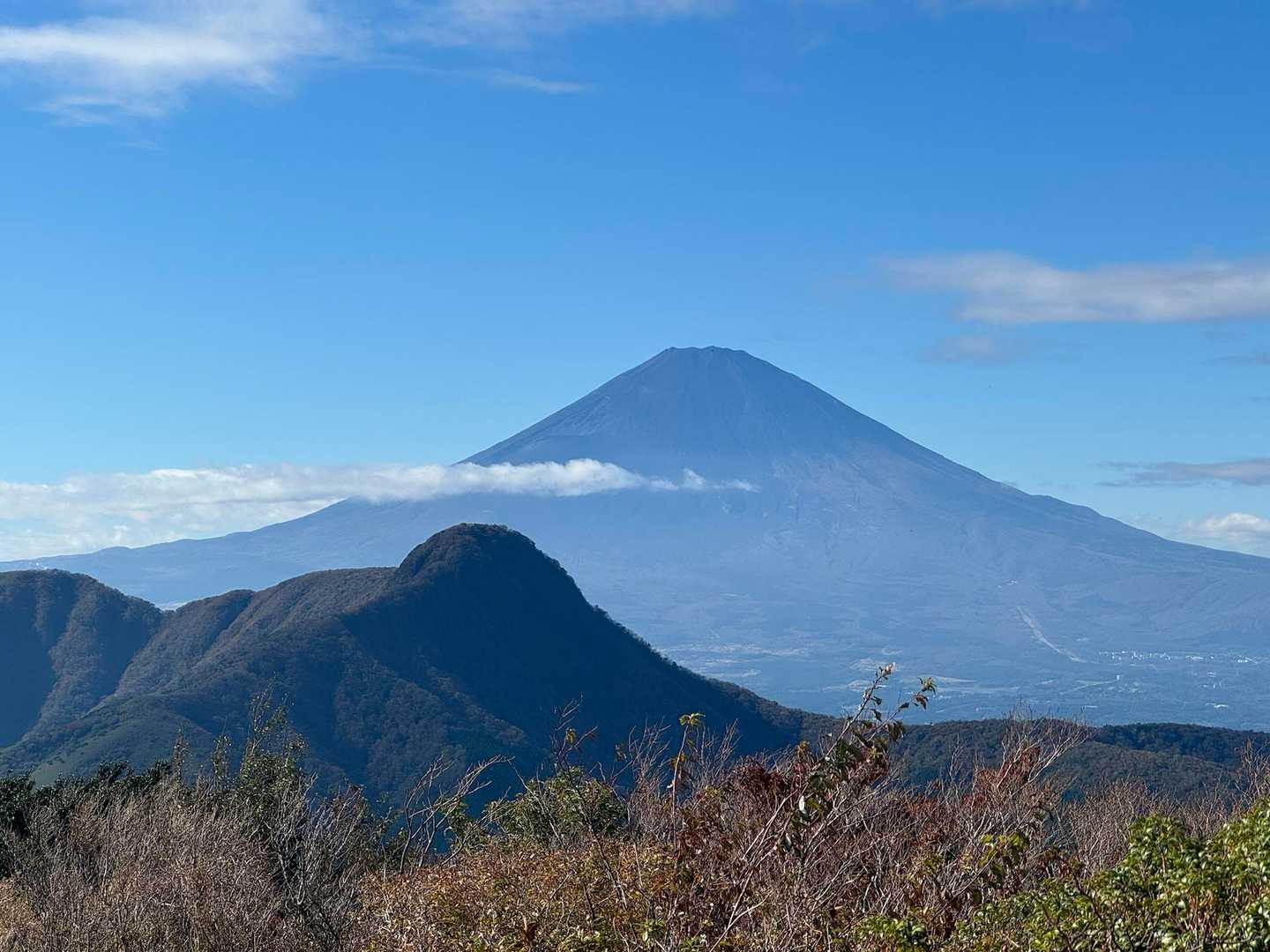 富士さまとさっき登った金時山の両方が見えてそれもまた最高でした