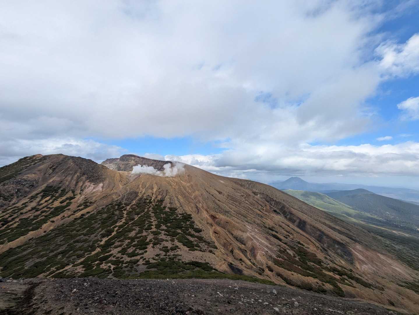 雌阿寒温泉登山口-雌阿寒岳-阿寒富士 往復コースの写真