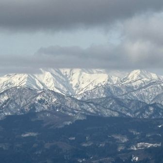 大朝日は雲☁️中
