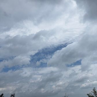 少し青空見える👀
