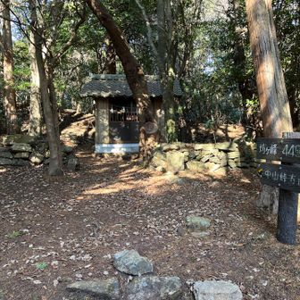 最後のピークは坊ヶ峰