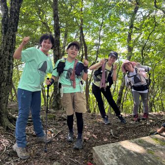 杉の宿付近
師匠、なおちゃん、りんかちゃん、トモちゃん