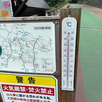 らくらくで下山すると40℃でした🥵