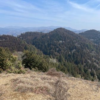 蓬莱山、武奈ヶ岳方面