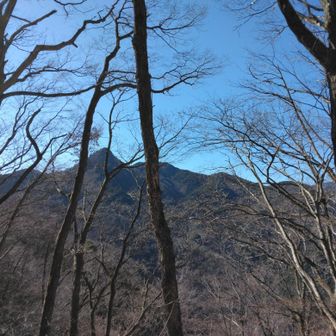 ここからも奥の院峰が見える
