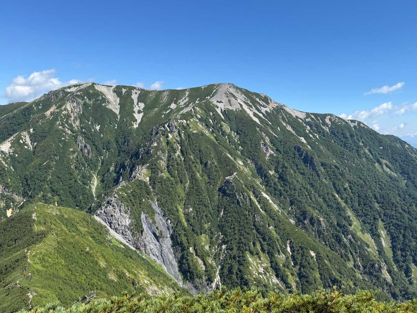 美しい蓮華岳