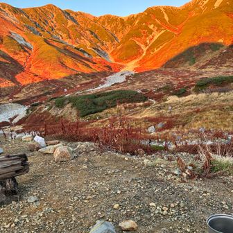 立山アーベントロート　何とも美しい