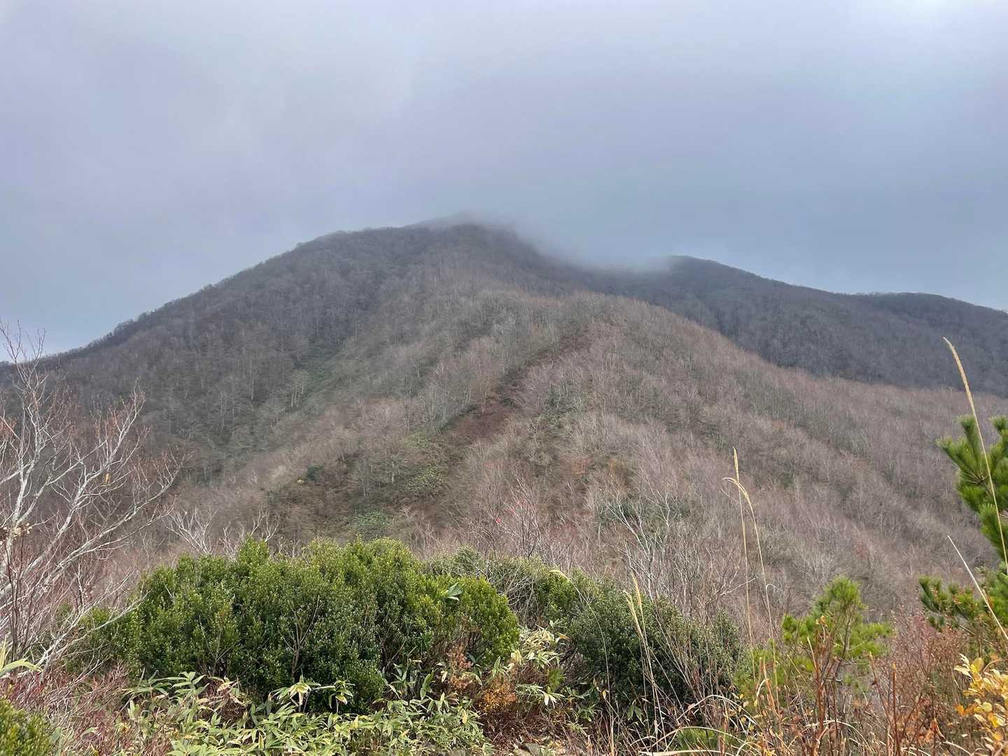 北面白山登山入口-三沢山-面白山 往復コースの写真