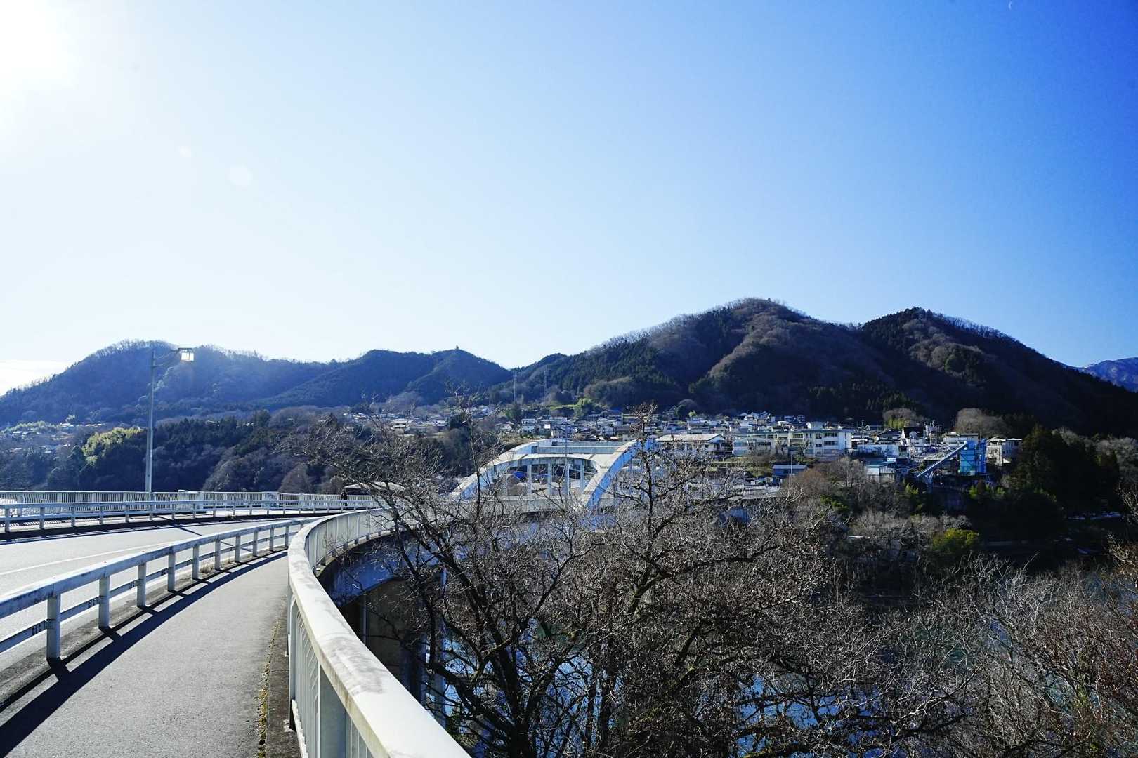 目の前に日連アルプスが見えます。