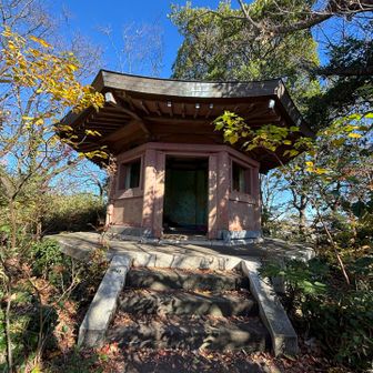 最初のピーク・金沢山には八角堂があるが山頂標識は見当たらず