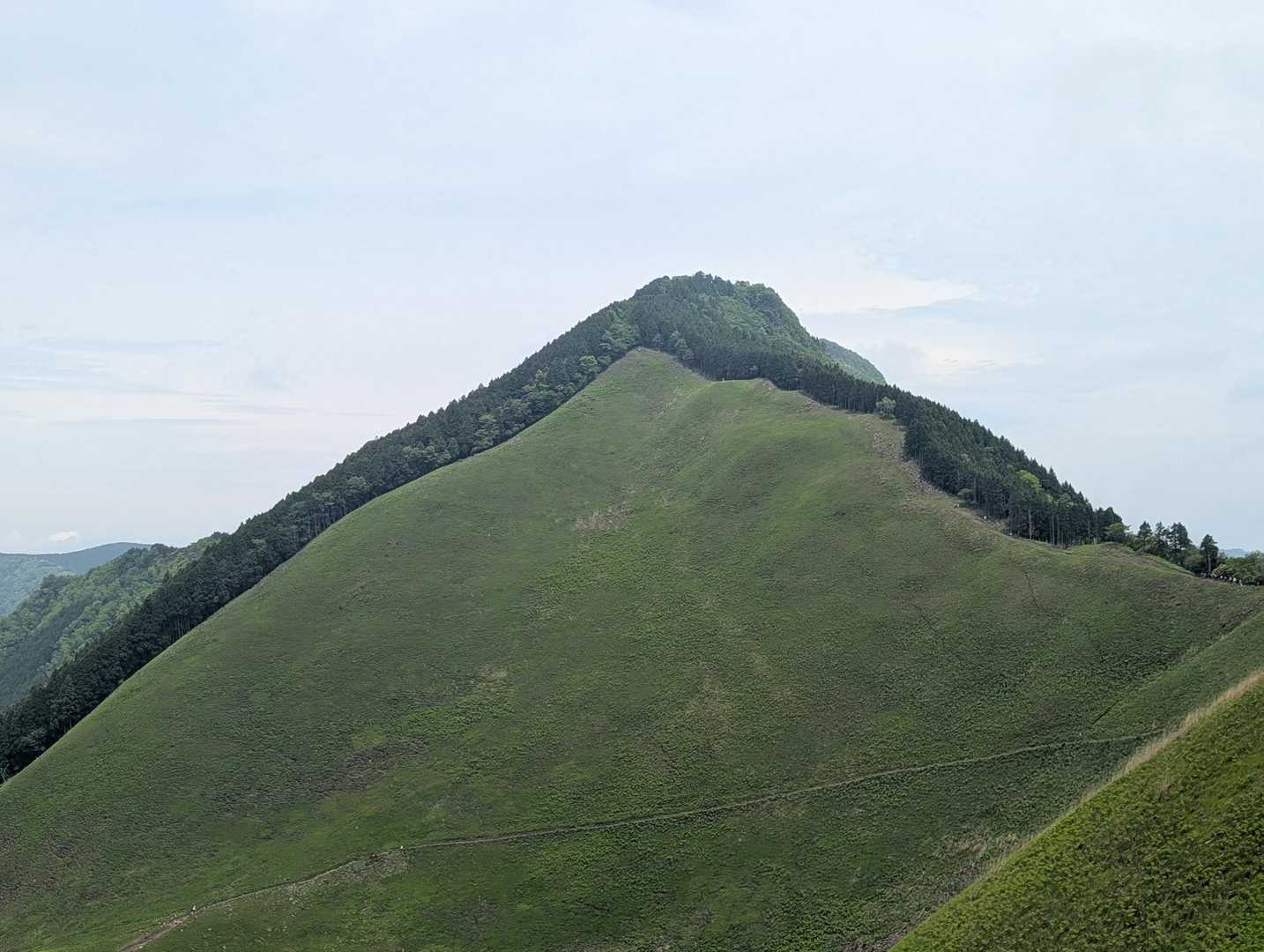 後古光山・古光山ハイキングコース登山口-後古光山-古光山- 周回コースの写真