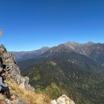 北アルプス側に回りますと、絶景です