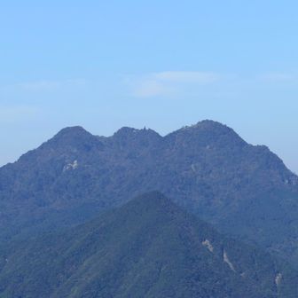 英彦山が正面に！