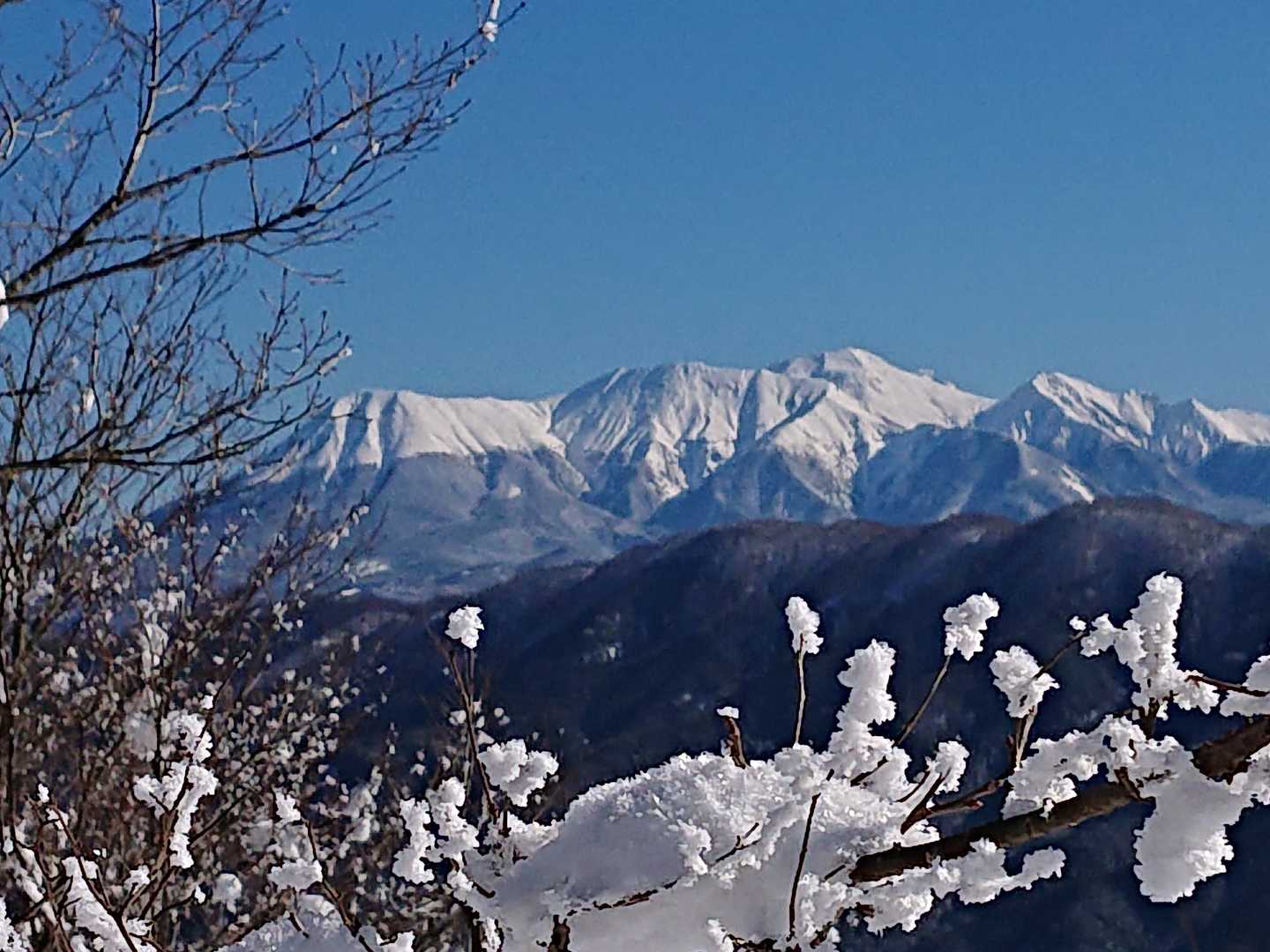 御嶽山がくっきり！🌠