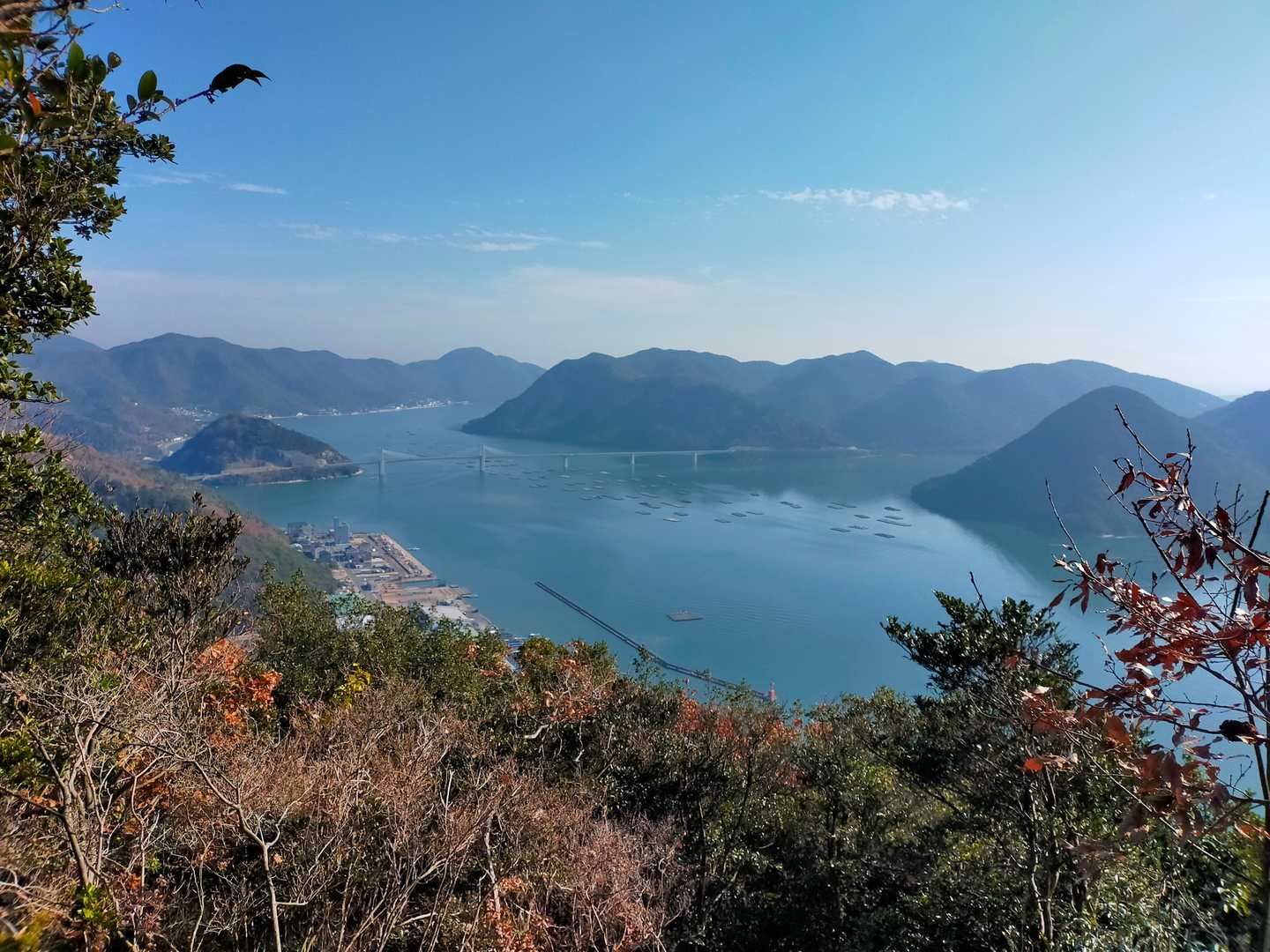 こちらも景色よくて、今回はいろんな角度から日生の海を楽しみました😁