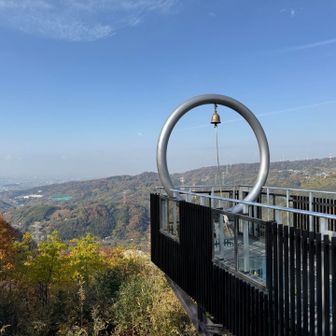 リングの中にあべのハルカス
写真では見えないが😓
さらに向こうには六甲山摩耶山があるはずだが見えない💦