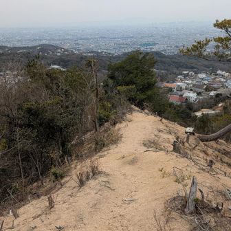 後は下山　こんな滑る道をず〜っと😅
