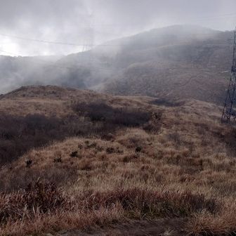 5月に歩いた大谷山へのルートが見えています。