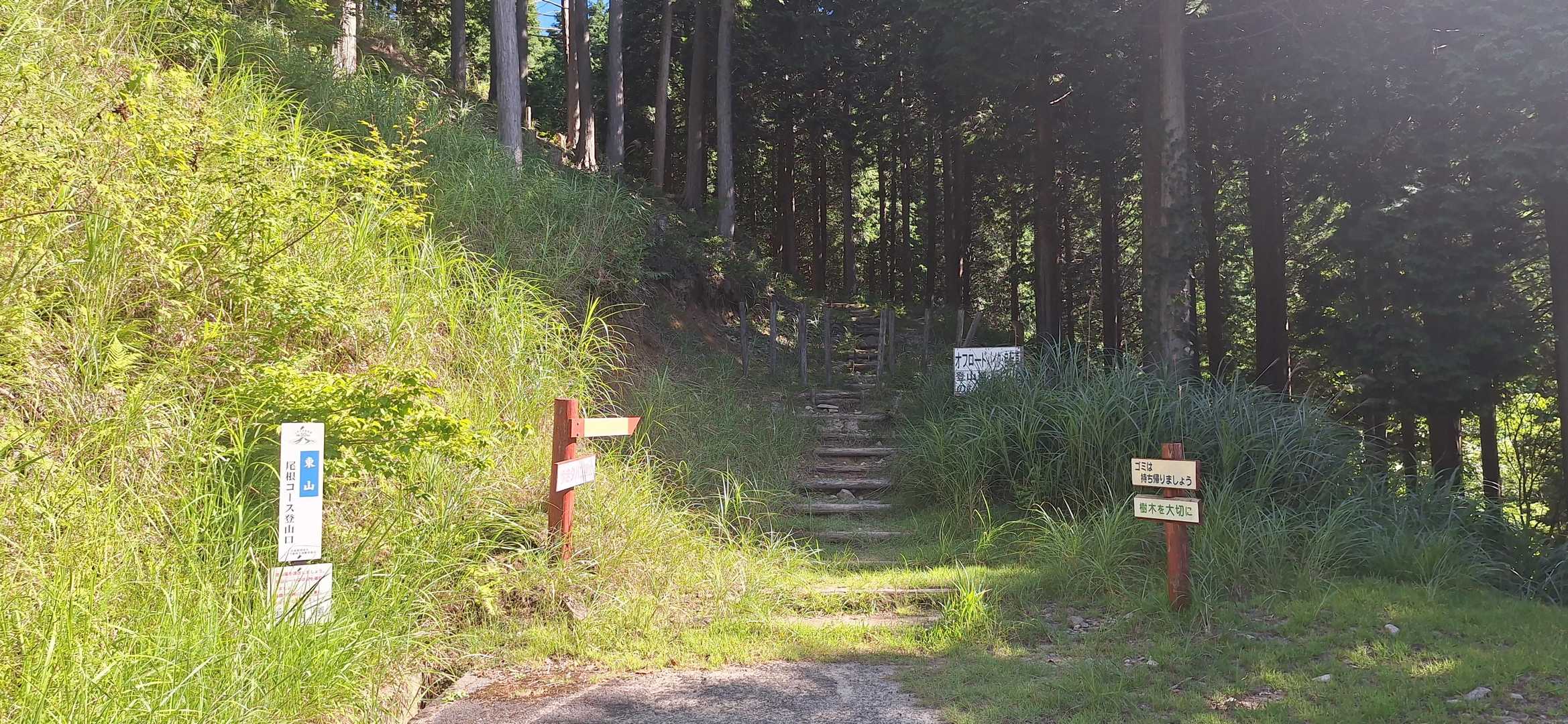 尾根コースから登ります🥾
幸い、道中はアブの気配を感じず歩けました👍
蚊取り線香の効果？