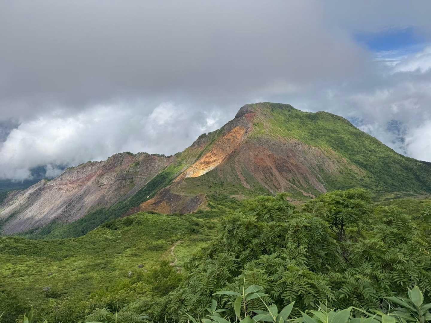猪苗代登山口-赤埴山-磐梯山 往復コースの写真