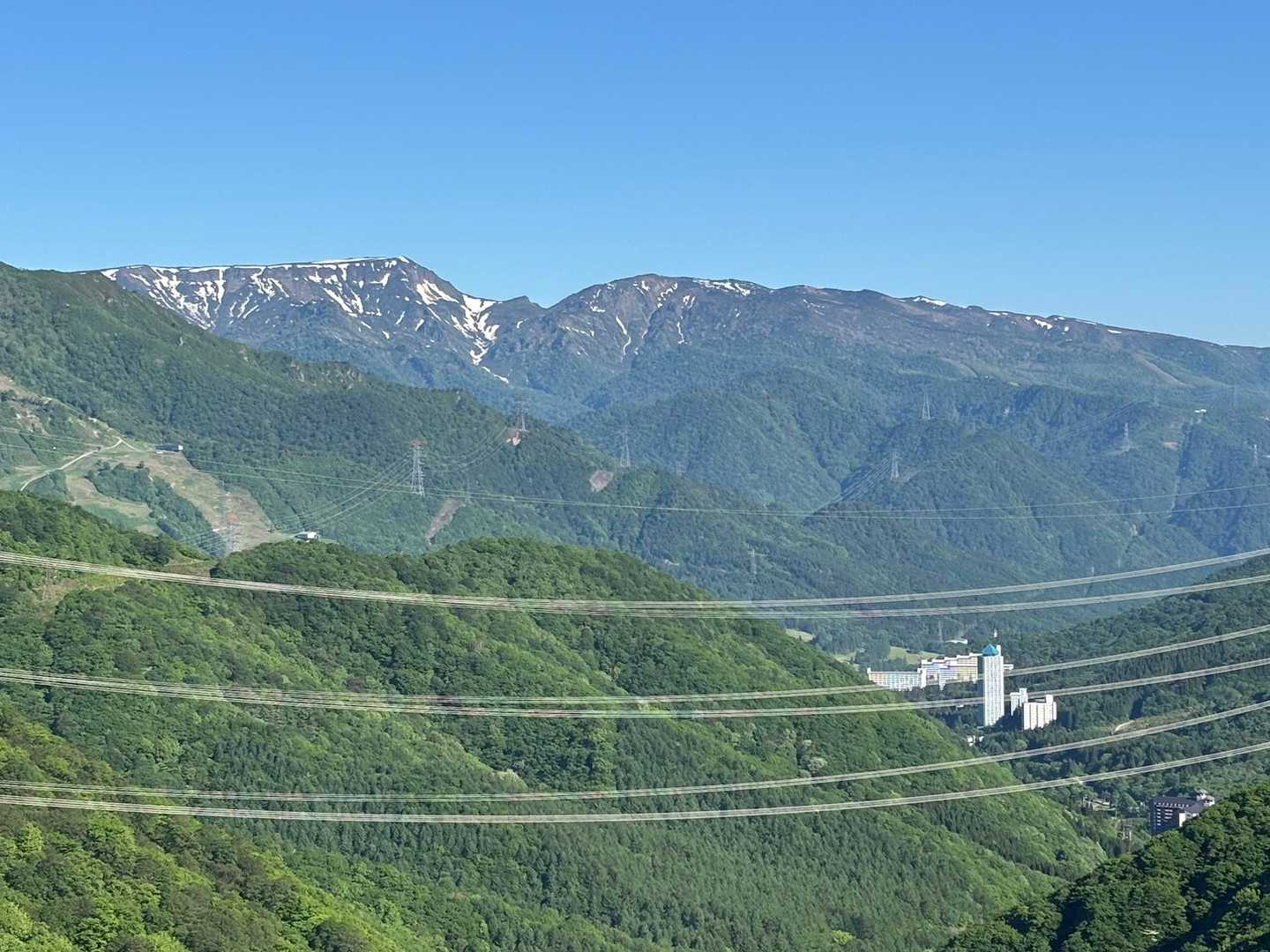 苗場山🏔️と苗場スキー場⛷️