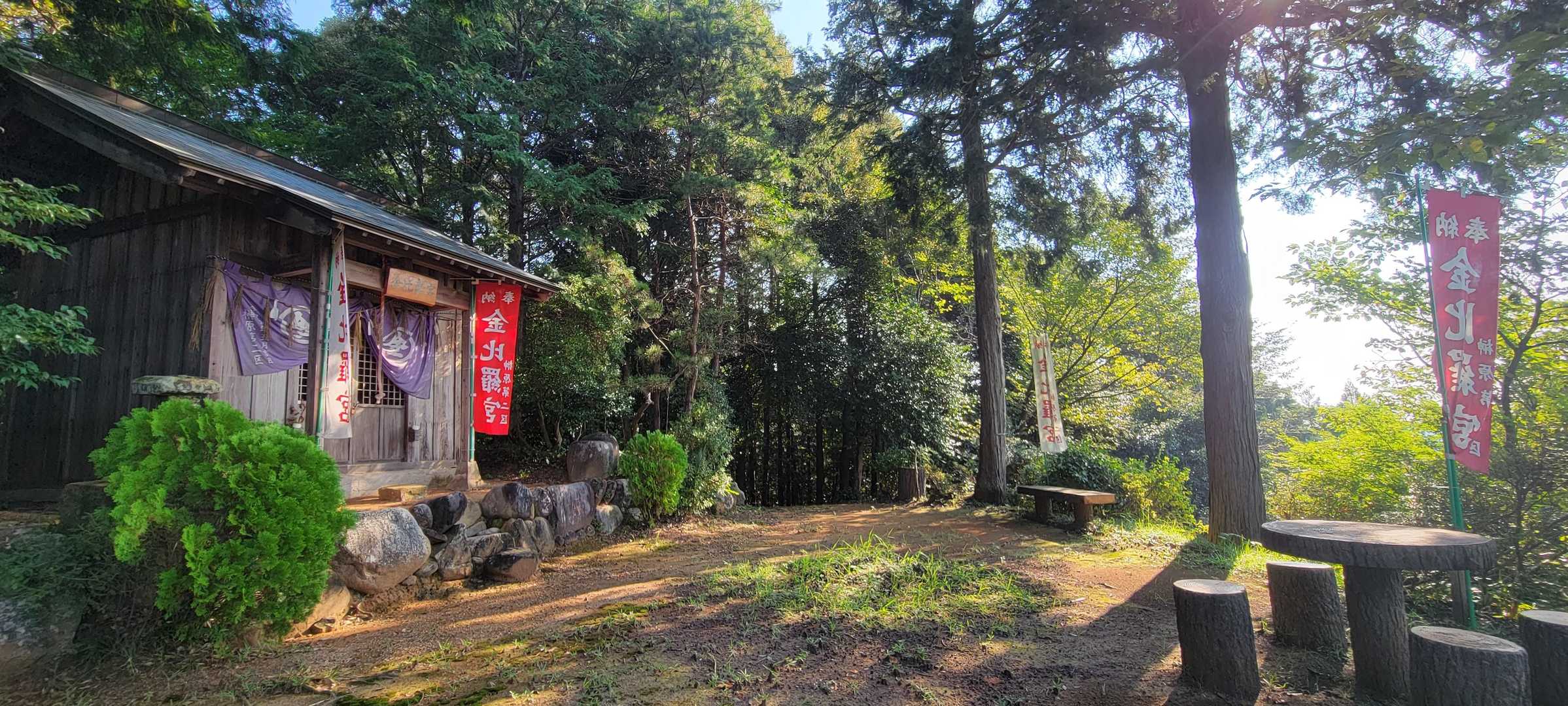 射山神社・貝石山 往復コースの写真