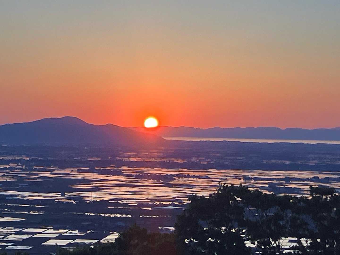 3セット目
ギリサンセット🌆間に合った😅