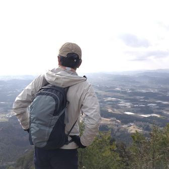 筑波山や富士山は見えなかったのを残念がっているようですが、大きな展望が気持ちよかったです