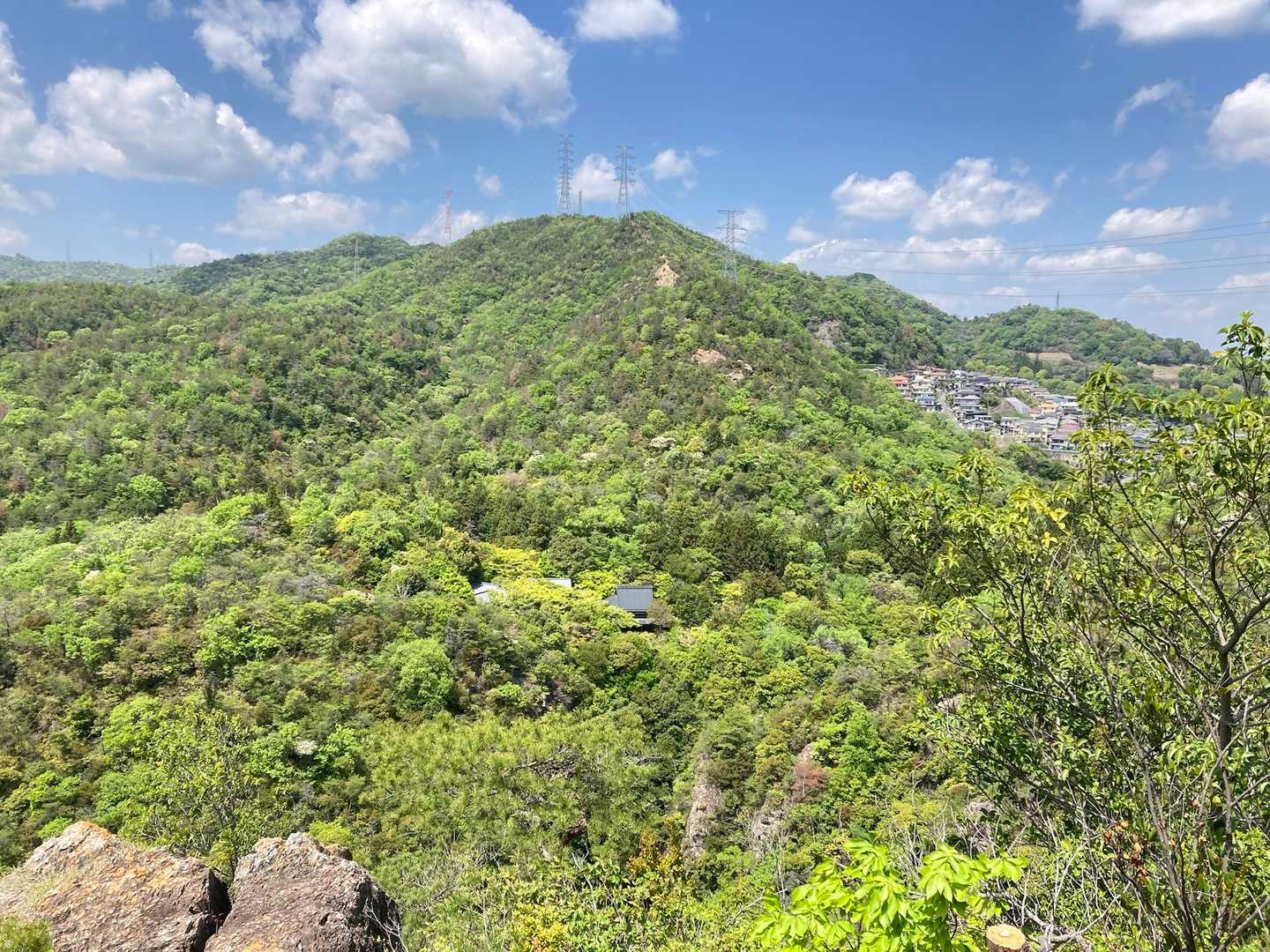 山本駅-満願寺西山-中山-大峰山-大峰山登山口-武田尾駅 縦走コースの写真