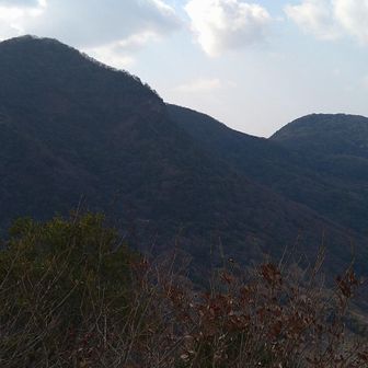 我拝師山と火上山を観ながらお弁当🍱