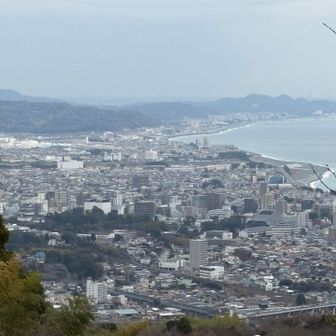 小田原城も見えた