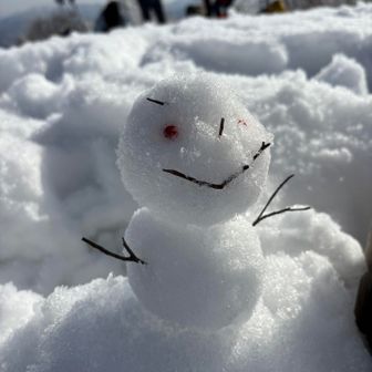 雪だるま⛄️がありました✨✨うまい！