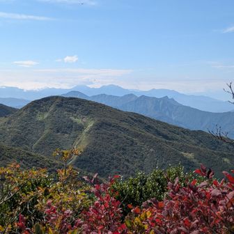 からの〜
越後三山✨