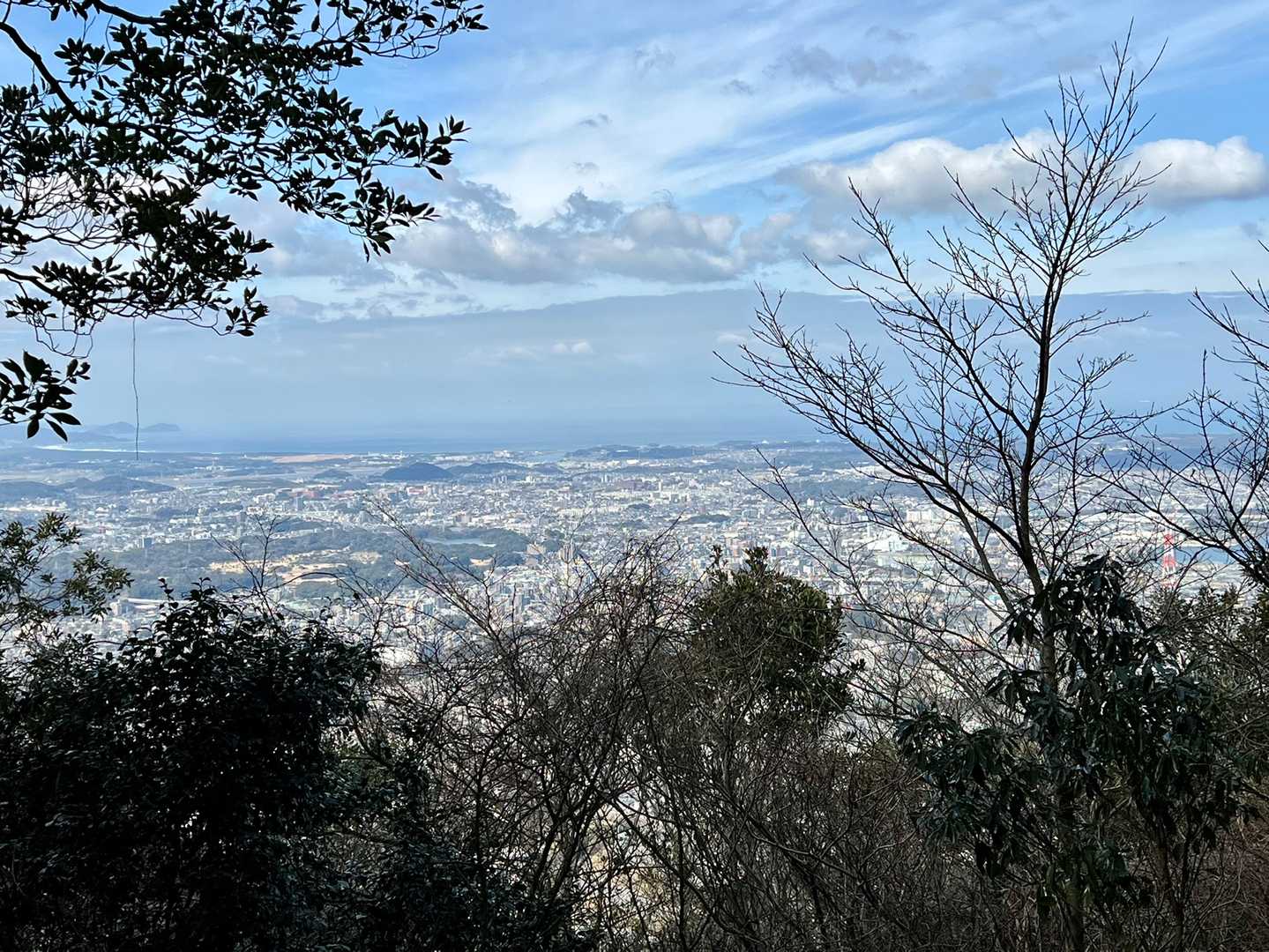帆柱山からの眺め