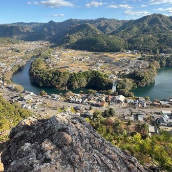 岐阜のグランドキャニオン　見晴らし岩からの景色