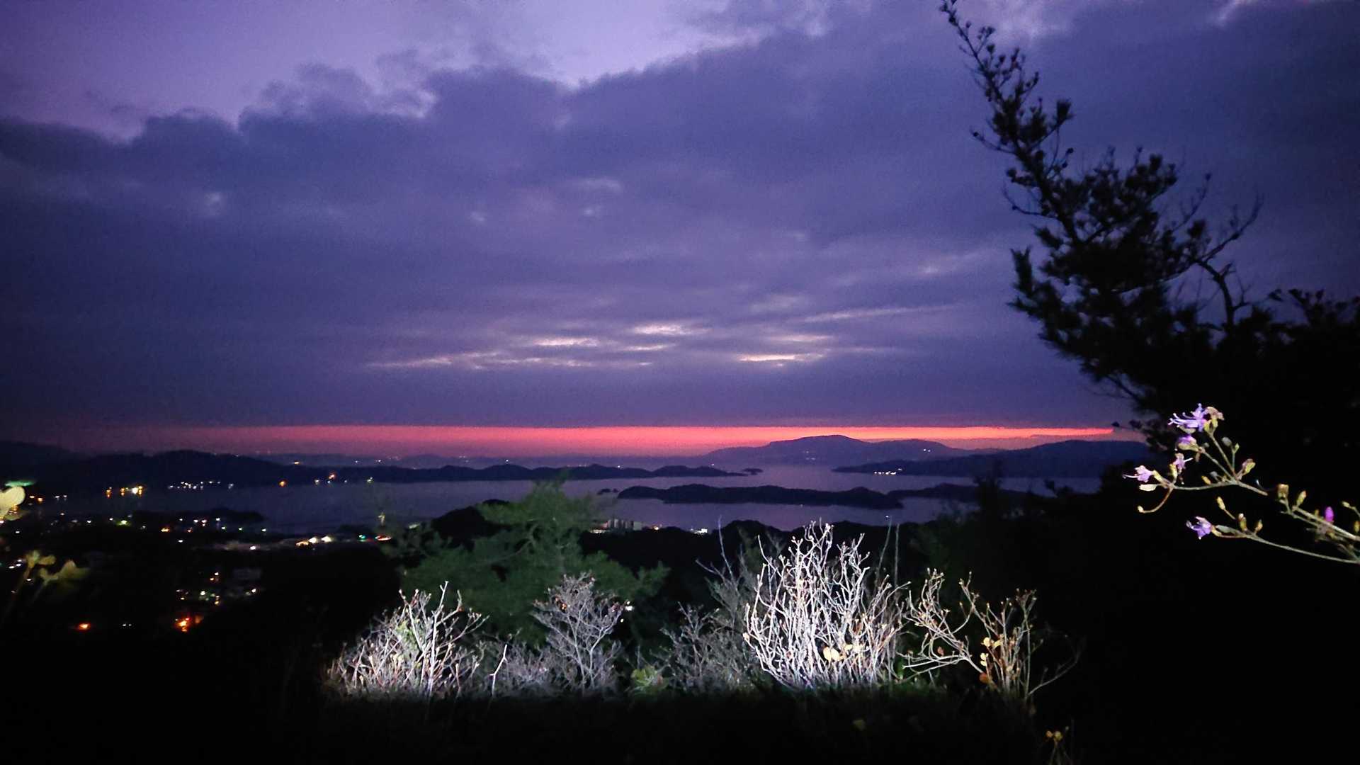 天狗山山頂から
