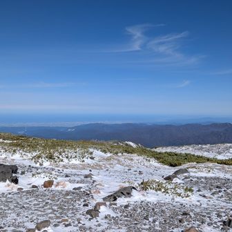 日本海が一望、富山側から