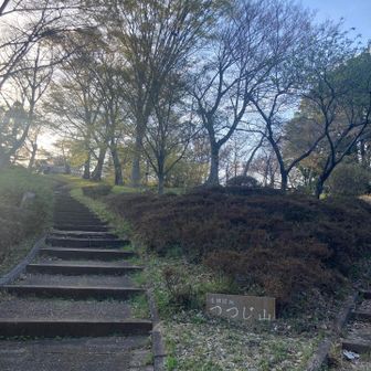 反対から降りてきたけど、中央広場からつつじ山に向かうエントランスの案内