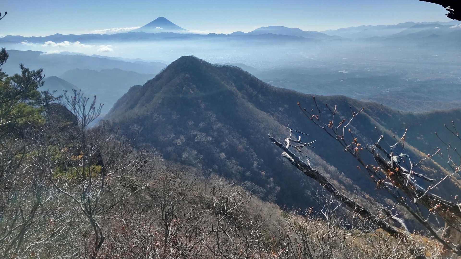 深田公園入口-茅ヶ岳-金ヶ岳 周回コースの写真
