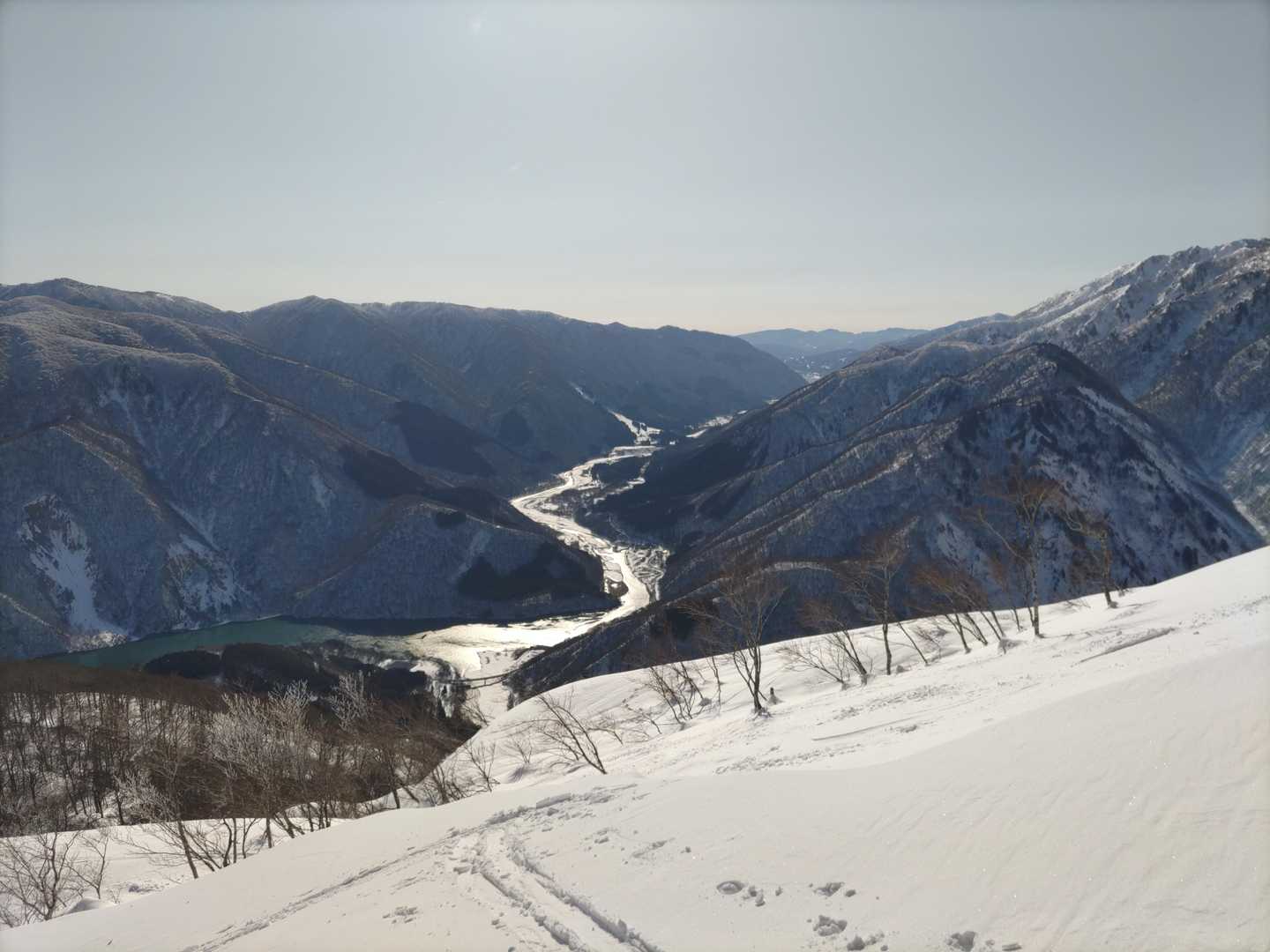 白川郷の美しい景色。