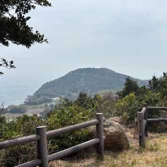 下っていく
問題の草山が近づいてきた