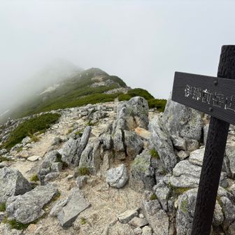 伊那前岳山頂