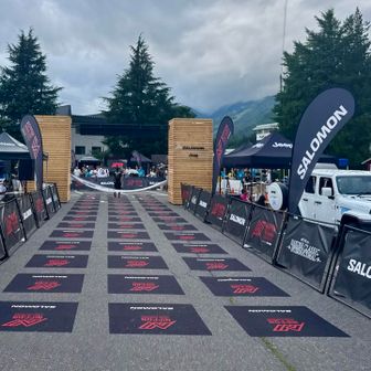 最後は街中を走り抜けてついにゴール。
意外と脚は残っていて、ロードならあと5kmくらいは走れそうだなとか思ったり。