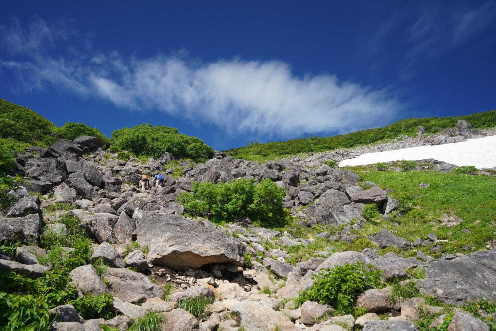 栂池自然園の登山口-乗鞍岳-蓮華温泉登山口 縦走コースの写真