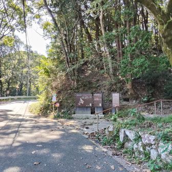 ここからスタート、帰りは油山団地口まで歩いて下山